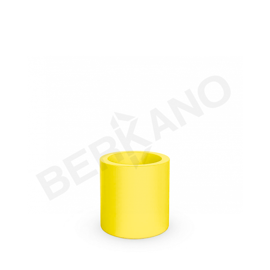 Кашпо Cilindro 40 DB желтого цвета - фото 1