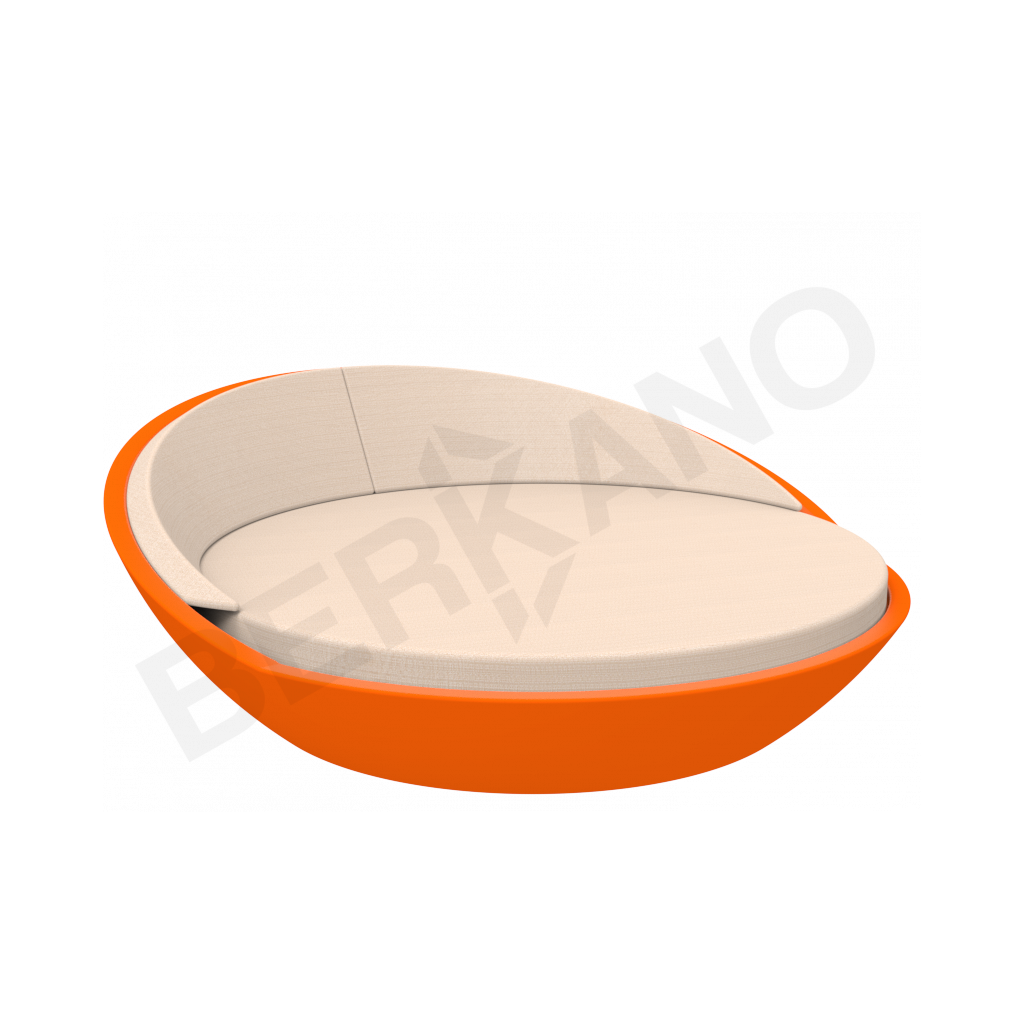 Шезлонг Riviera оранжевого цвета / аксессуар Milk - фото 1