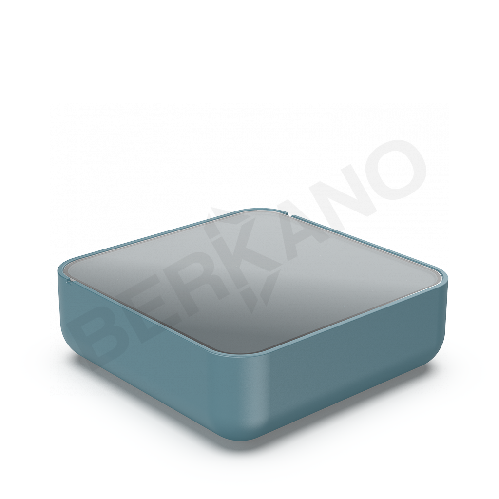 Стол Grace с стеклом бирюзового цвета - фото 1