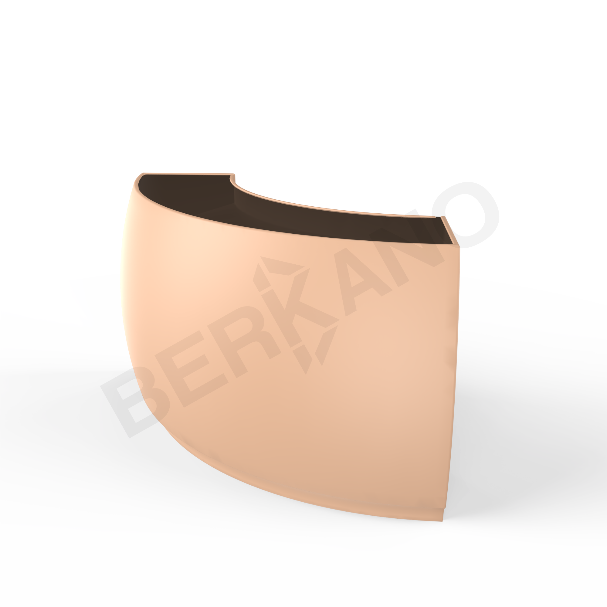 Барная стойка Grace Bar угловая терракотового цвета - фото 1