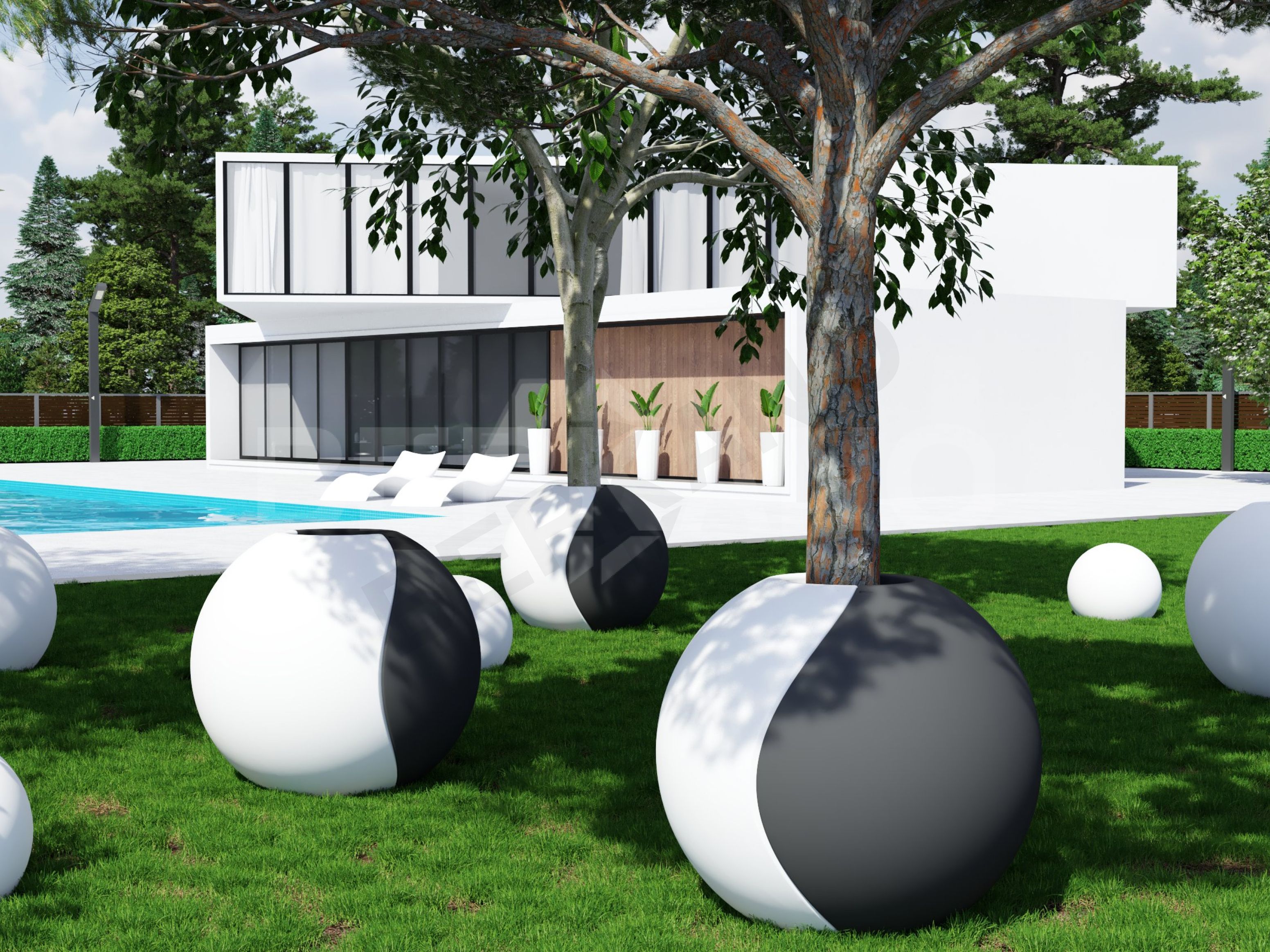 Шар Woodland желтого цвета - фото 2