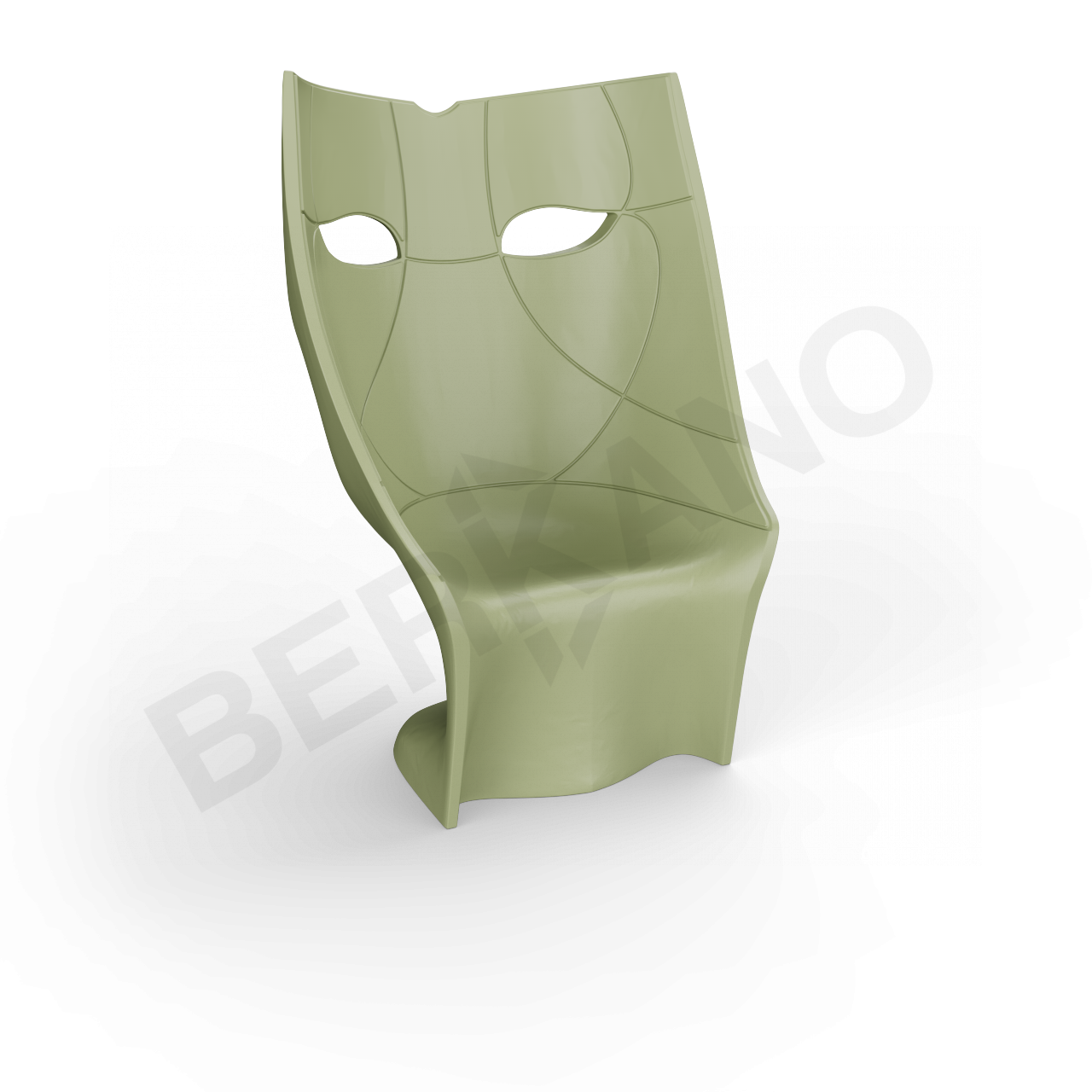 Кресло SOMF F Olive green - фото 2