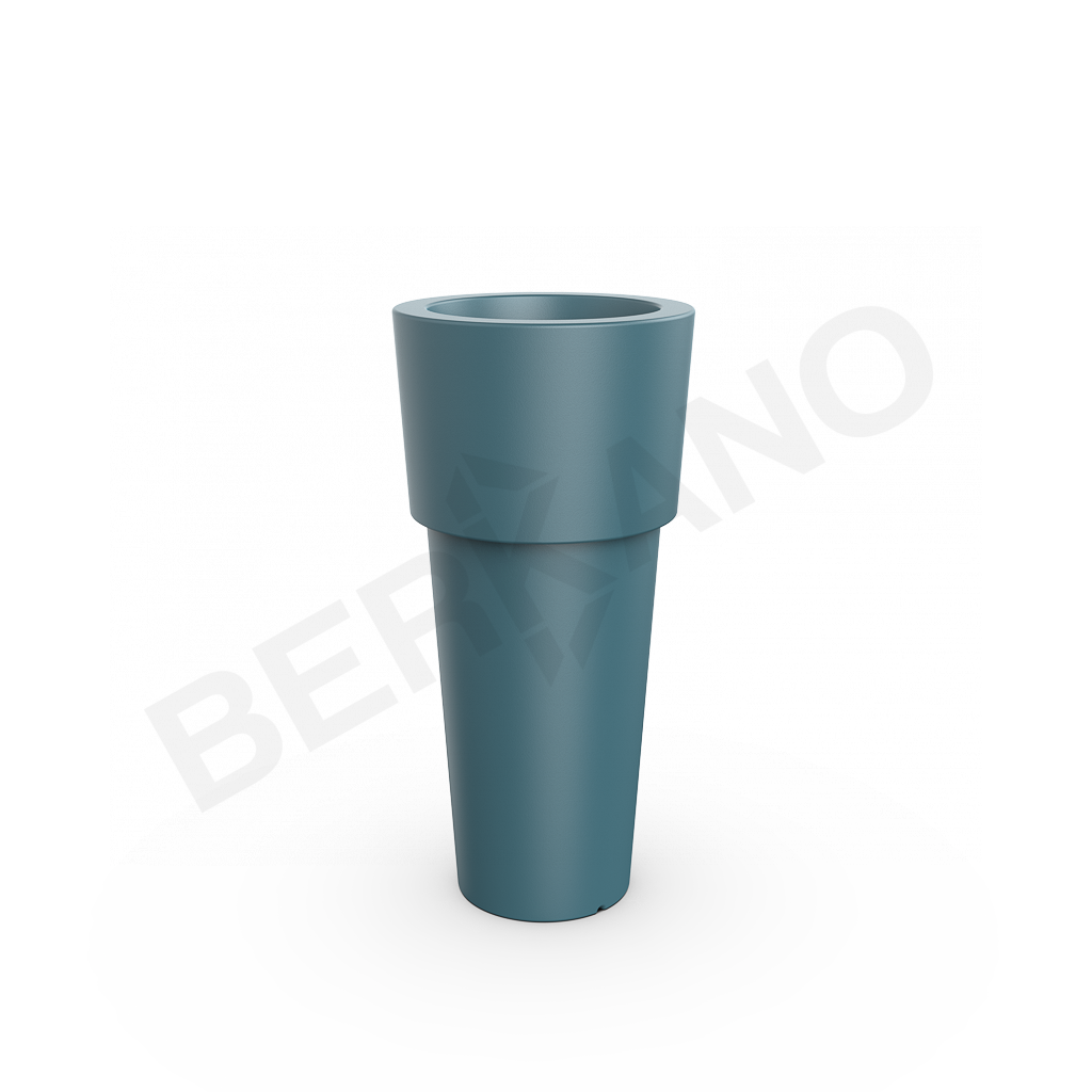 Кашпо Ray 100 DB бирюзового цвета - фото 1