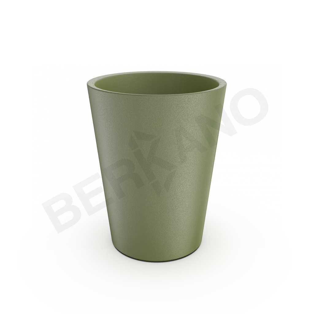 Кашпо Bloom 50 DB темно-зеленого цвета - фото 1
