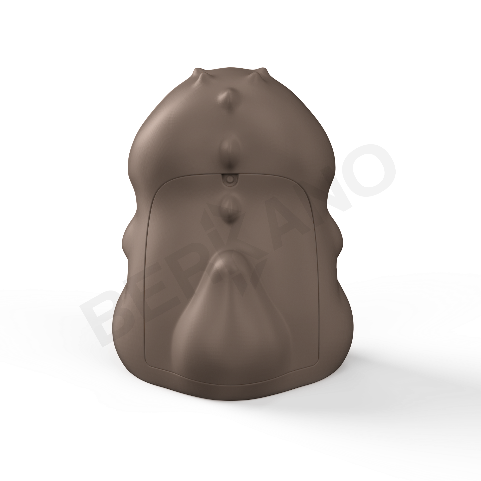 Урна детская BERKANO Croc кофейного цвета - фото 2