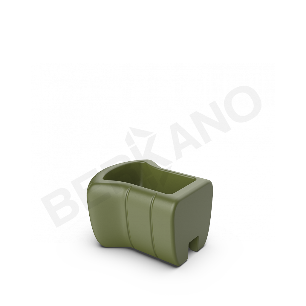 Кашпо-соединитель Y-seat tip DB темно-зеленого цвета - фото 1
