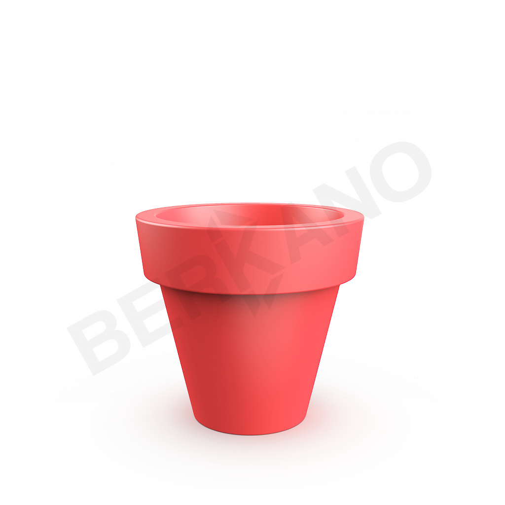 Кашпо classic 90 DB красного цвета - фото 1
