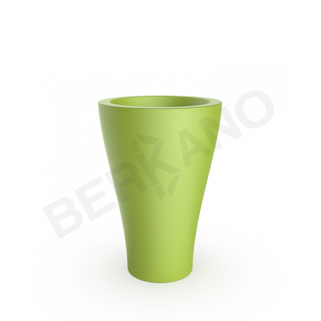Кашпо Vetro 80 DB зеленого цвета - фото 1
