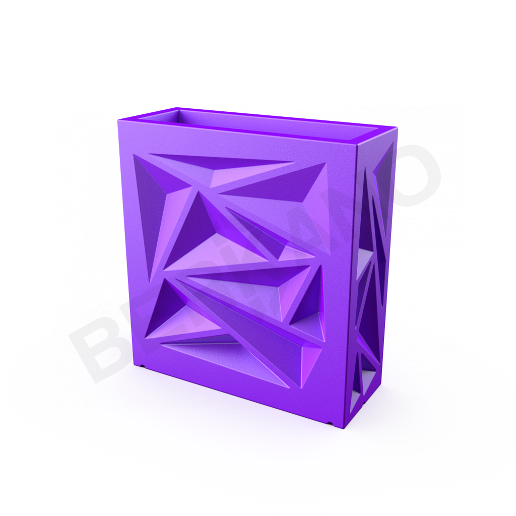 Кашпо Icelandic Square DB сиреневого цвета - фото 1