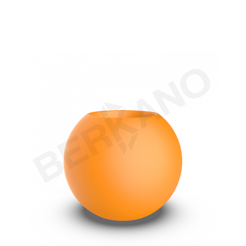 Кашпо Terra 60 оранжевого цвета - фото 1