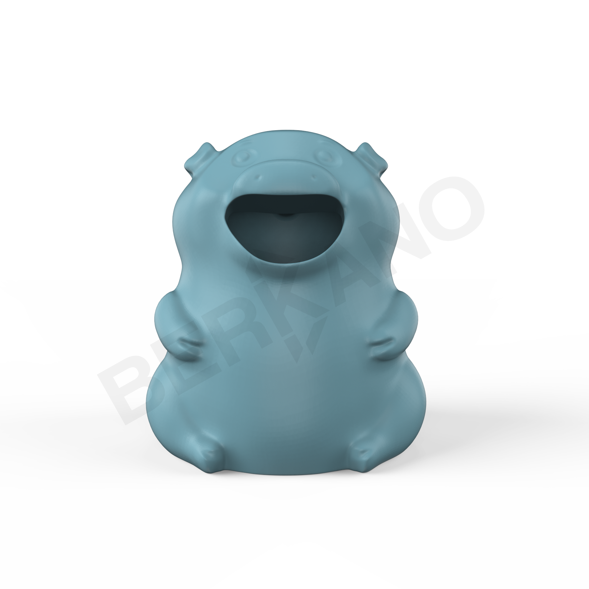 Урна детская BERKANO Piggy бирюзового цвета - фото 1