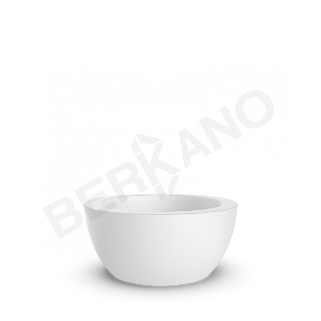 Кашпо Vetro 32 DB белого цвета - фото 1