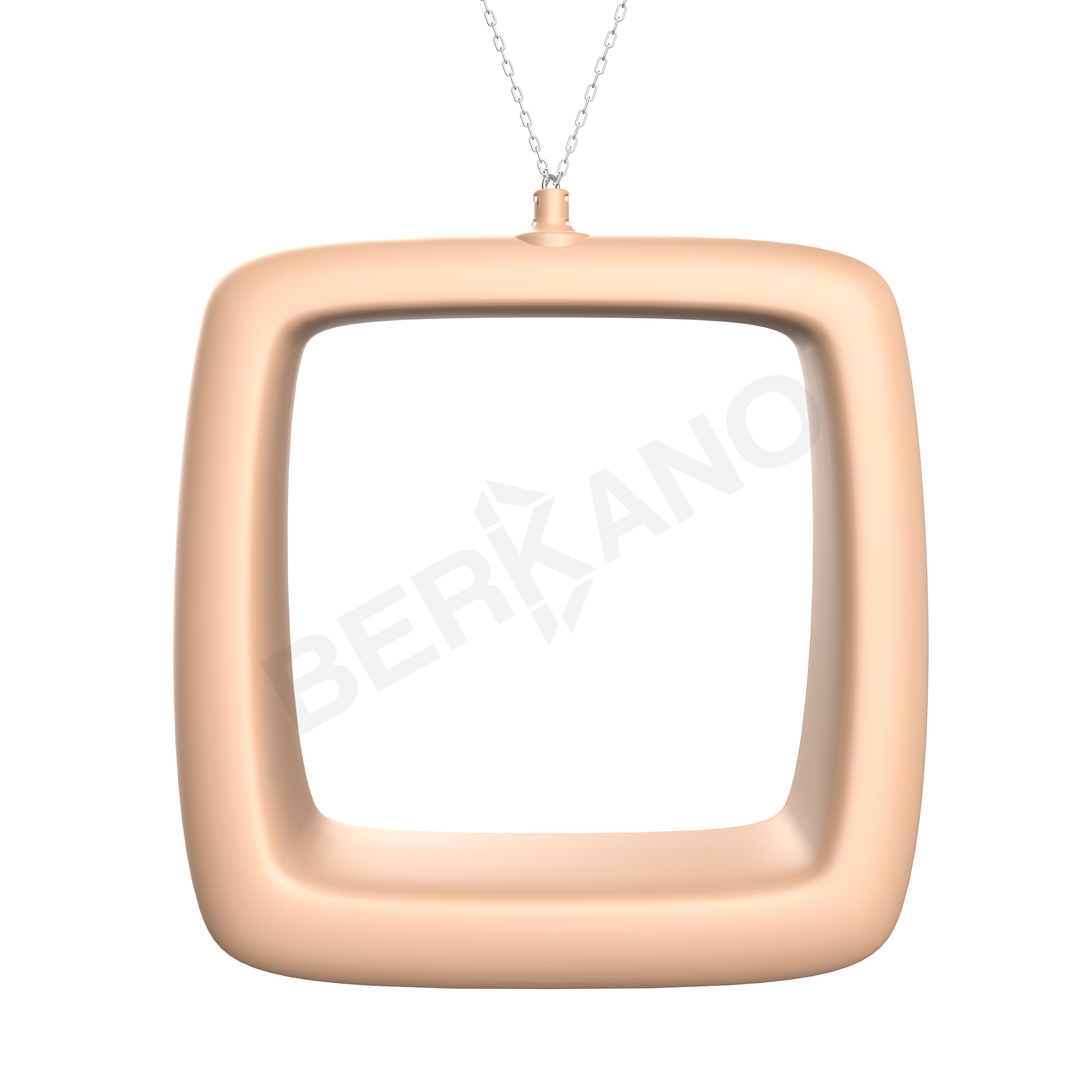 Арт-объект Moon Square терракотового цвета - фото 1