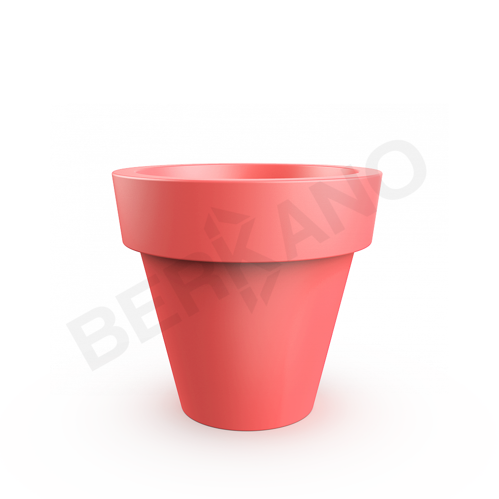 Кашпо classic 120 DB красного цвета - фото 1
