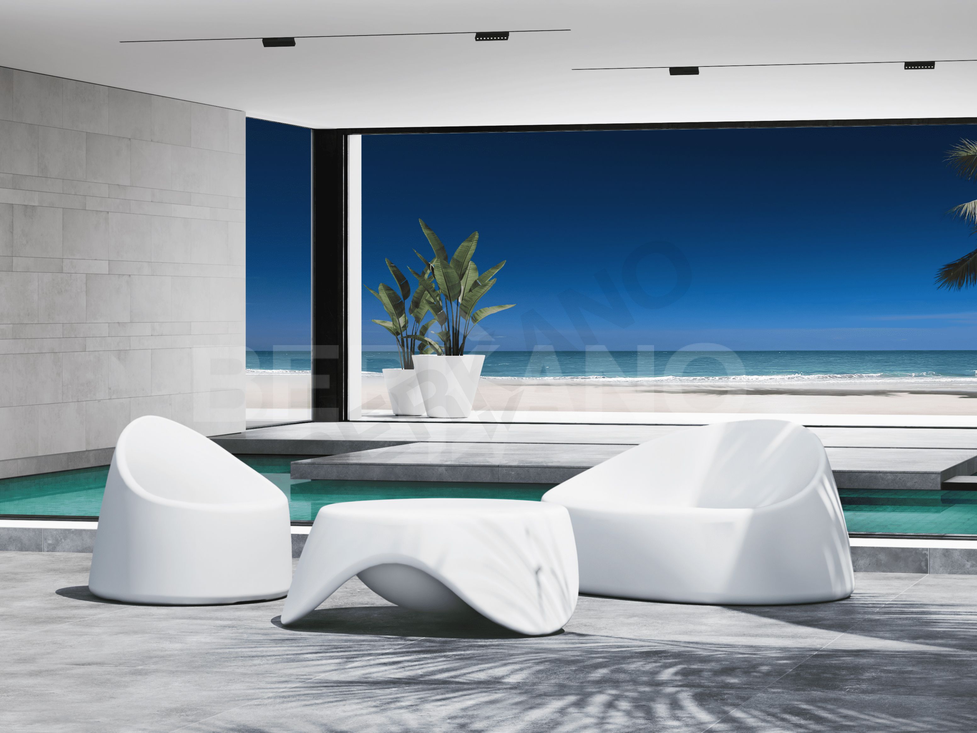 Кресло Smoov фиолетового цвета - фото 3