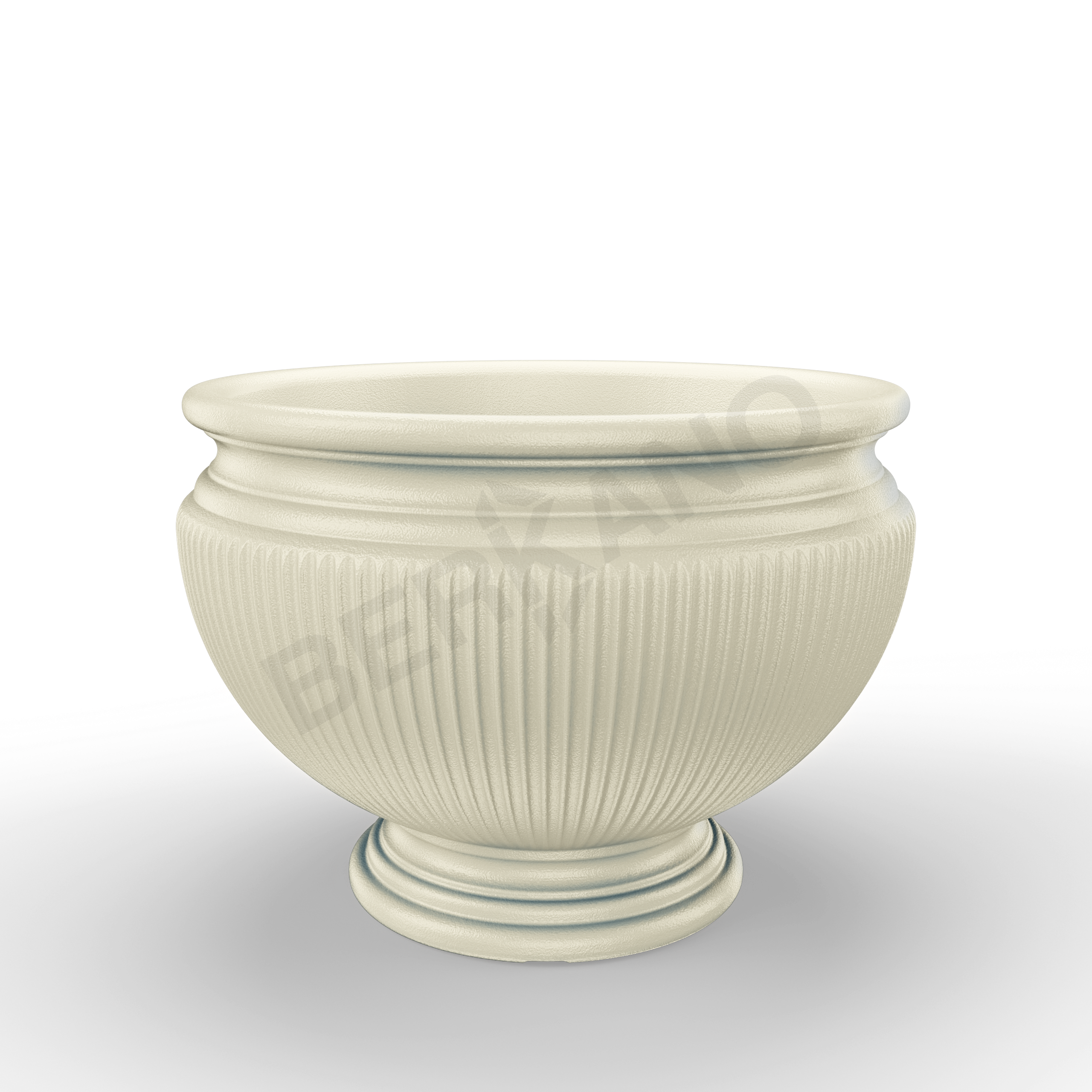 Кашпо Attica 30 бежевого цвета - фото 1