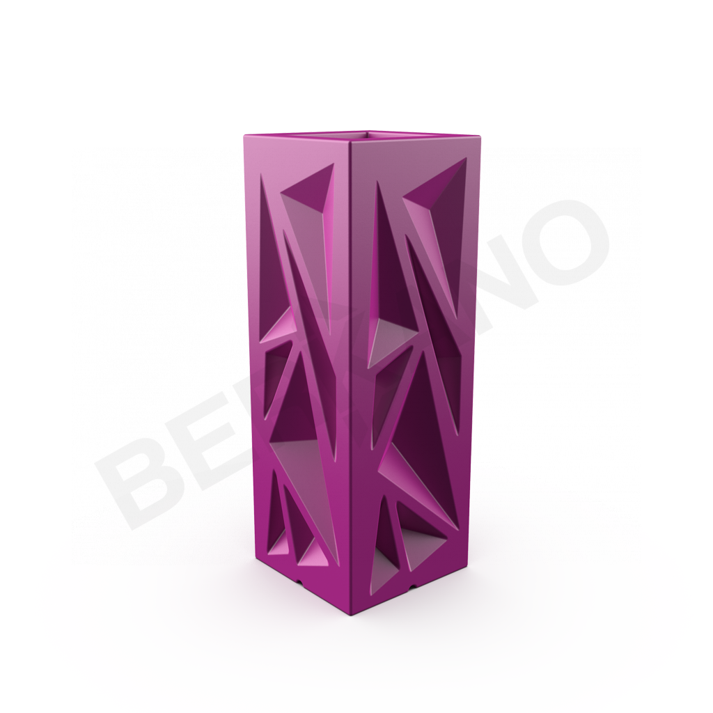 Кашпо Icelandic Vertical DB фиолетового цвета - фото 1