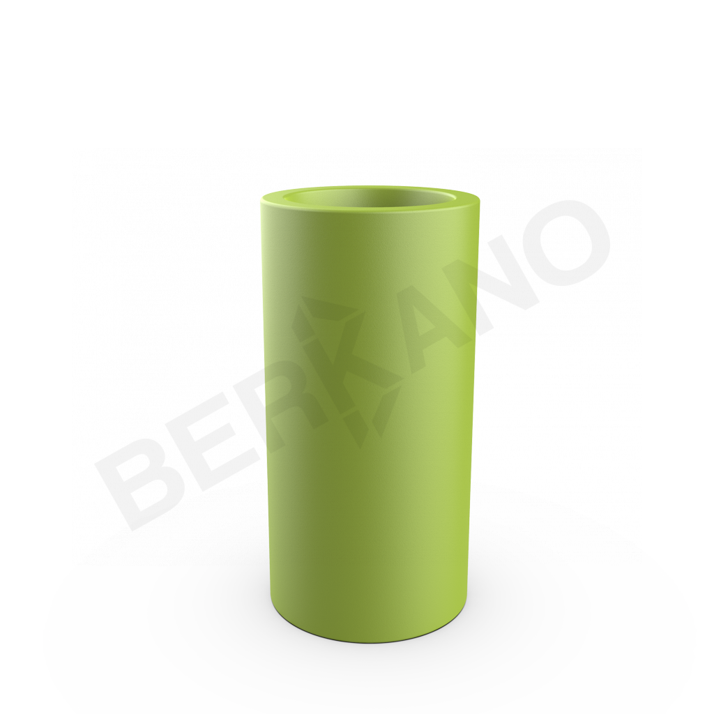 Кашпо Cilindro 80 DB зеленого цвета - фото 1