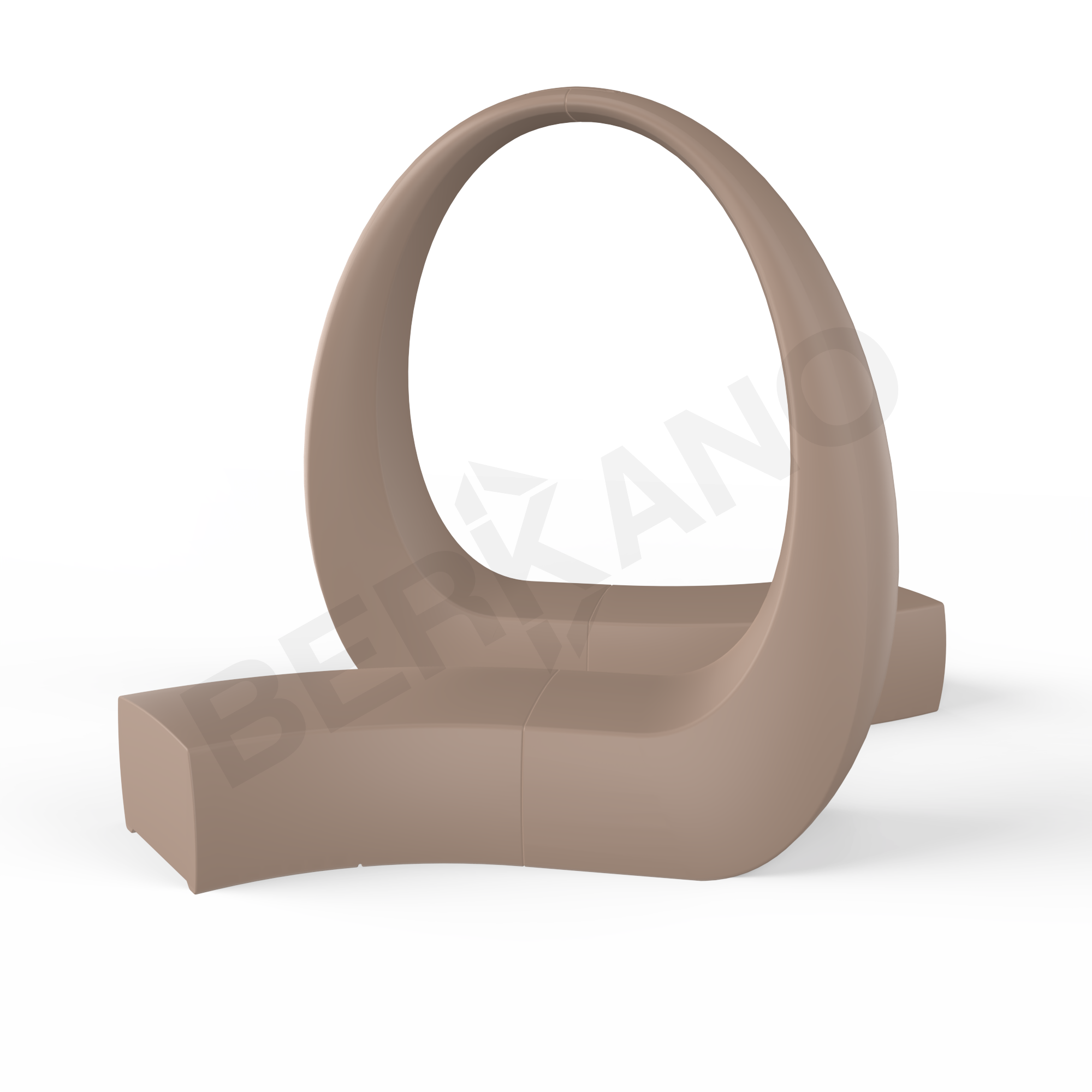 Соединитель скамьи Track Loop Cappuccino - фото 2