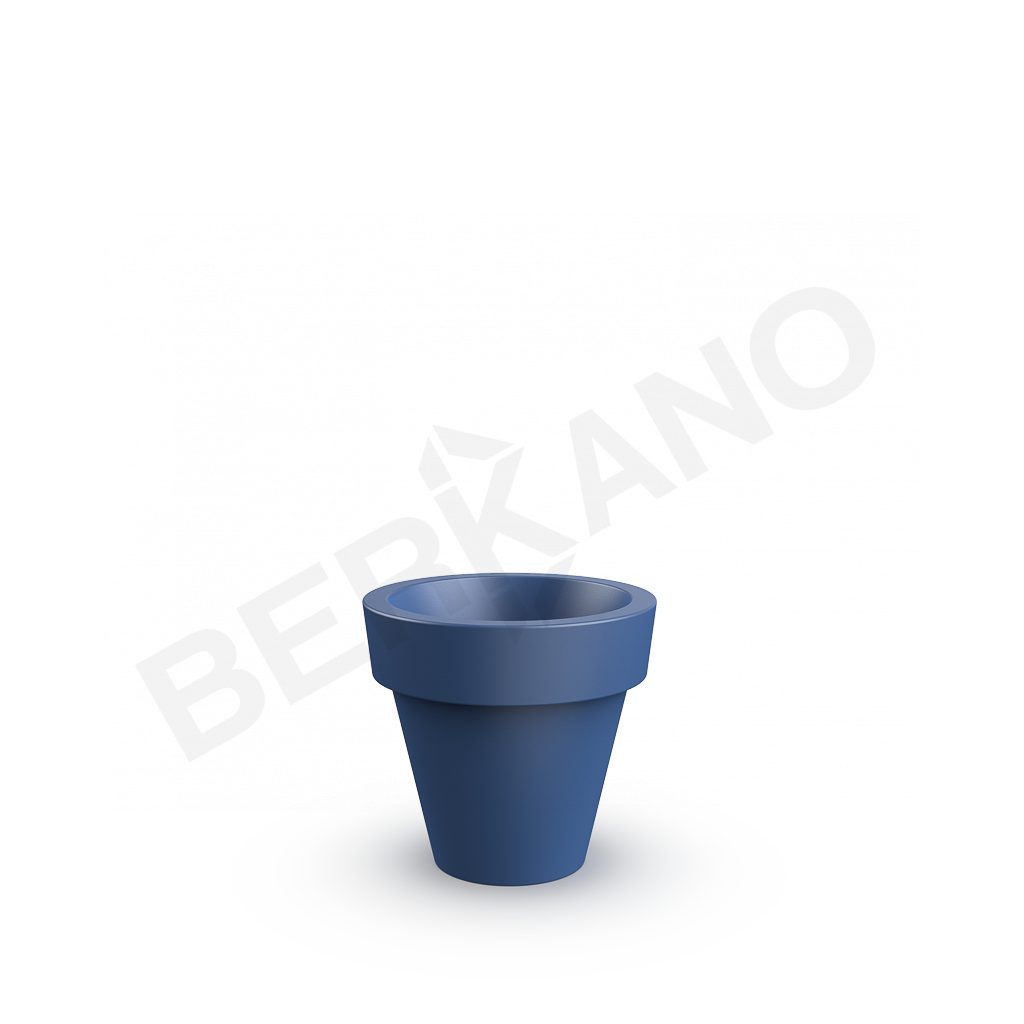 Кашпо classic 60 DB синего цвета - фото 1
