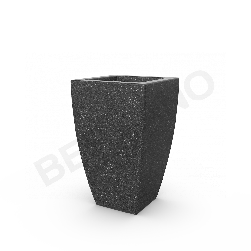Кашпо Tenero 65 DB цвета черный гранит - фото 1
