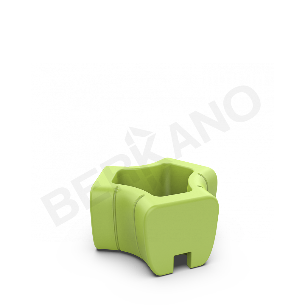 Кашпо-соединитель Y-seat connect DB зеленого цвета - фото 1