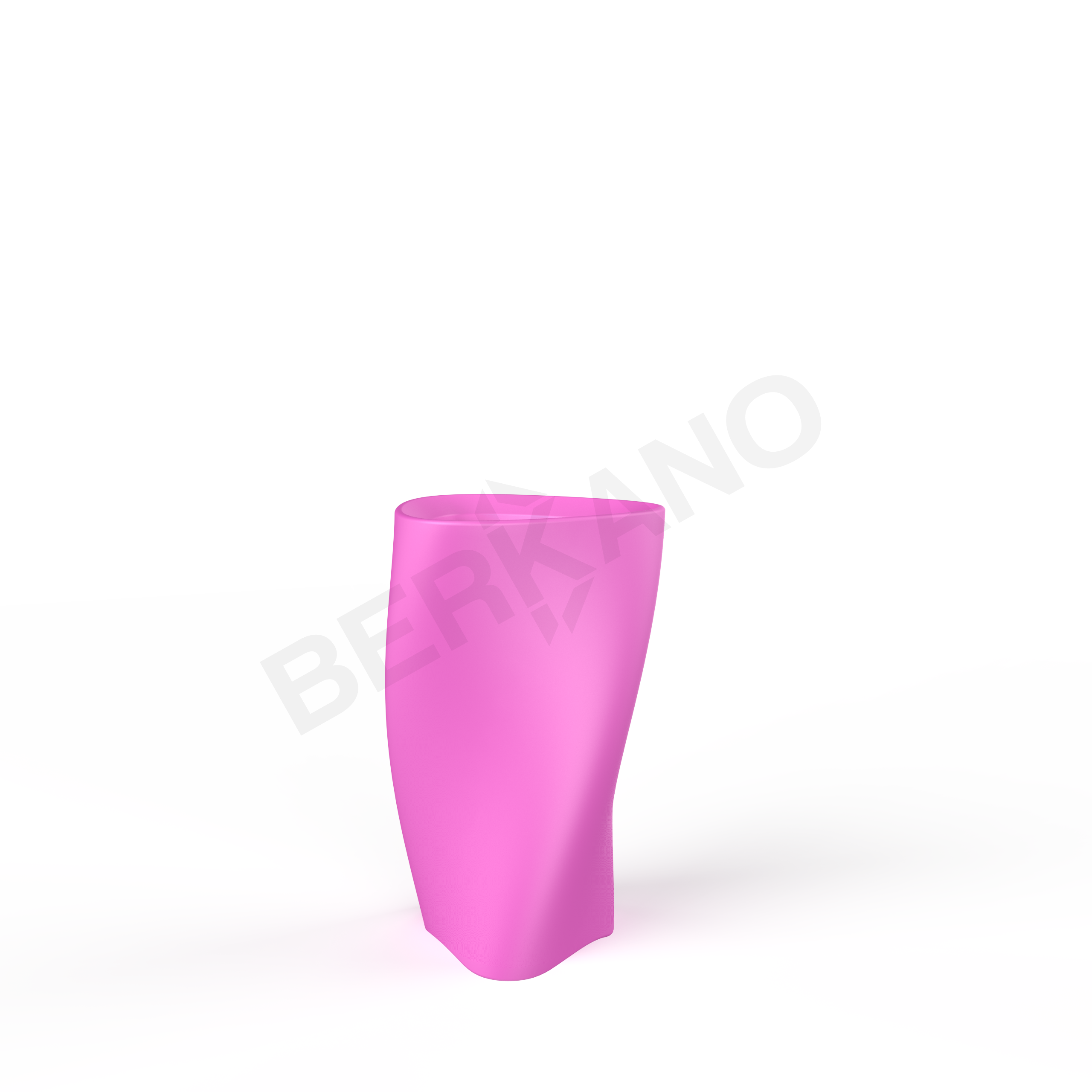 Кашпо Twist 68 DB фиолетового цвета - фото 1