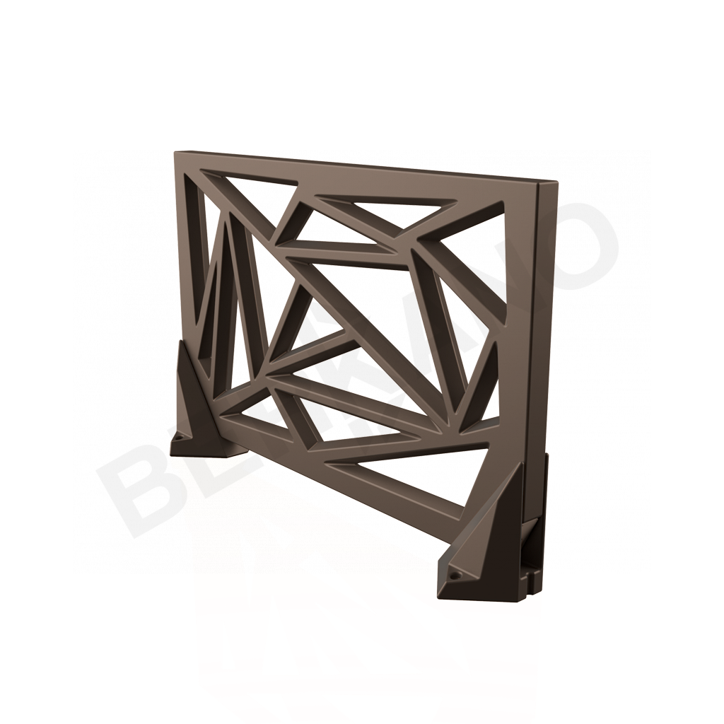 Зонирование Icelandic Fence кофейного цвета - фото 1