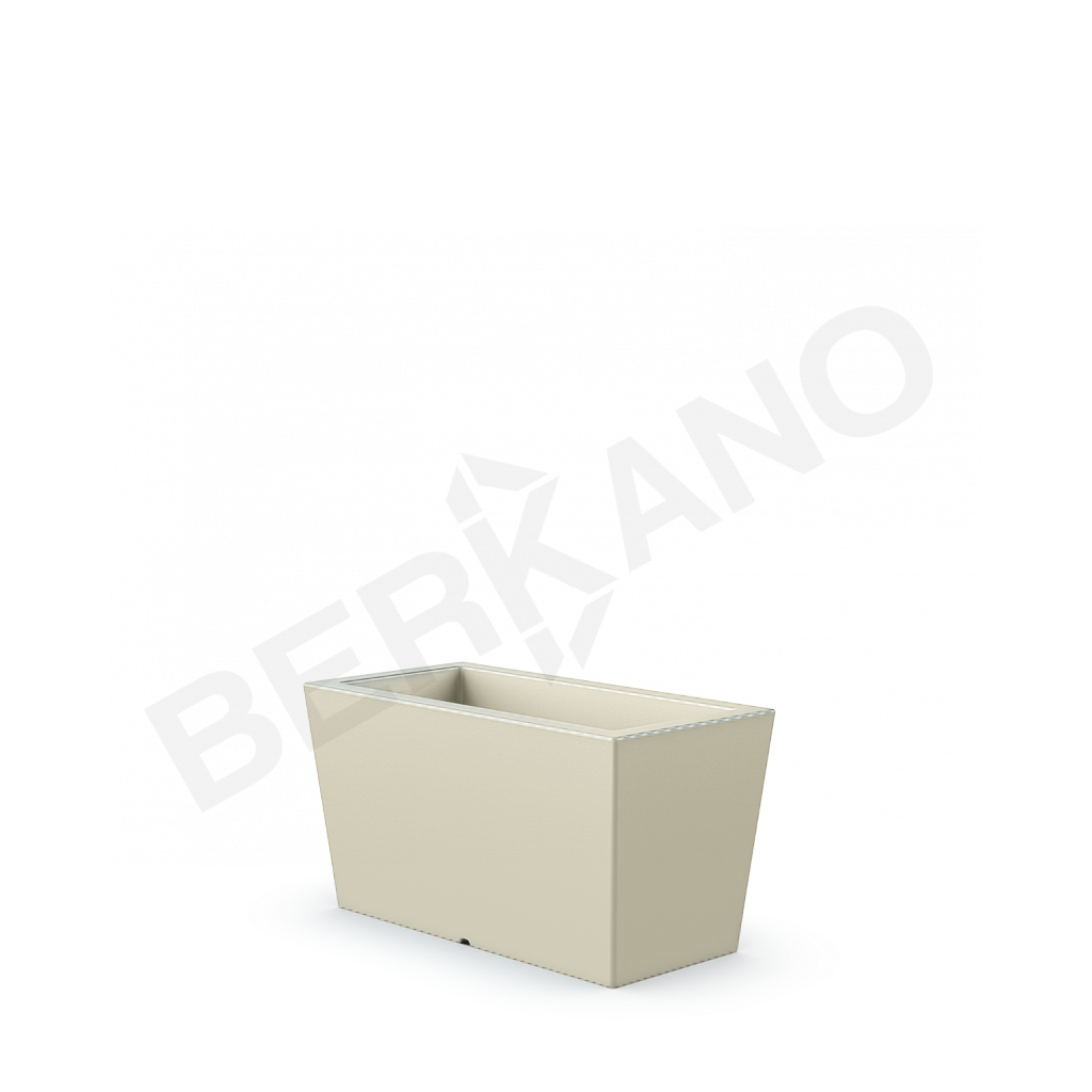Кашпо Trapezio 42H бежевого цвета - фото 1