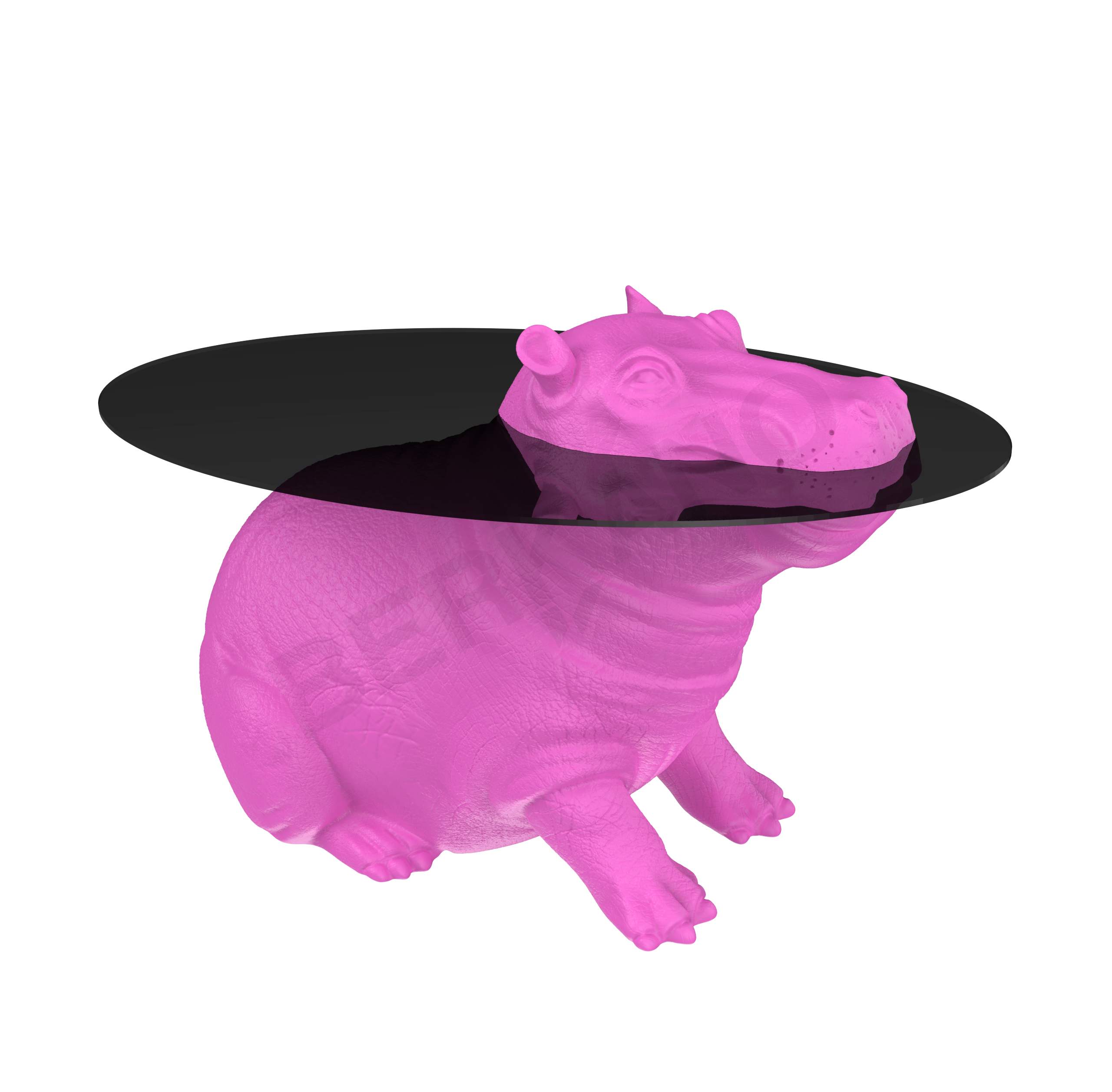 Стол HIPPO фиолетового цвета - фото 1