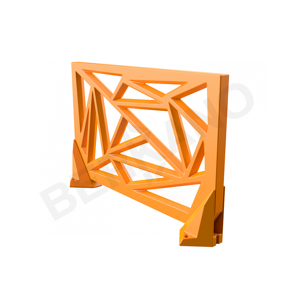 Зонирование Icelandic Fence оранжевого цвета - фото 1