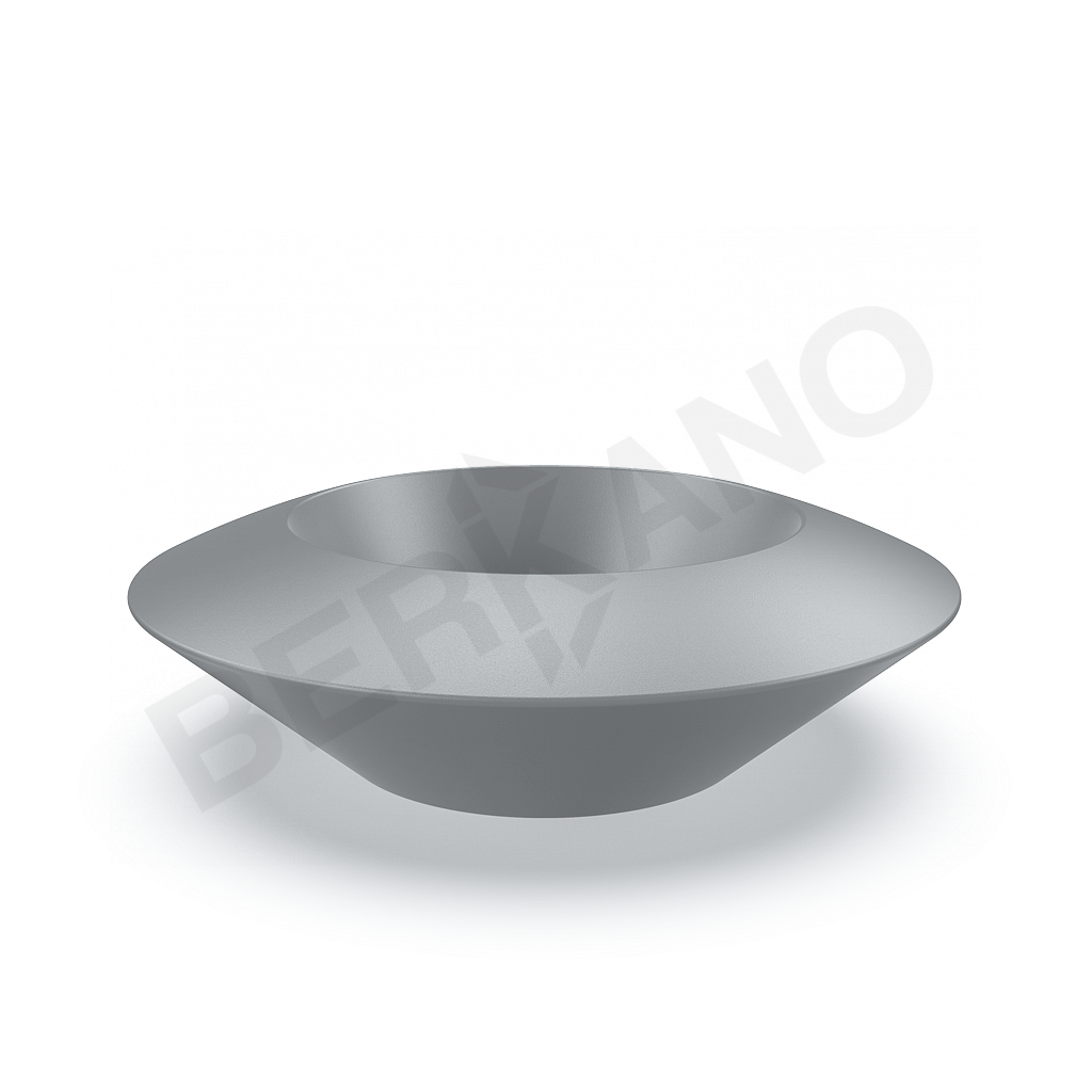 Кашпо Scodella 100 DB серого цвета - фото 1