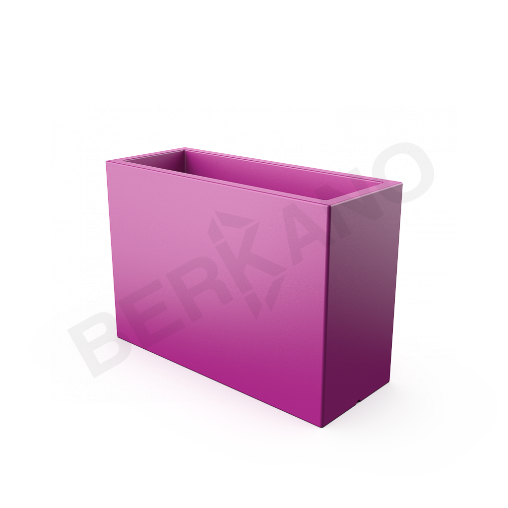 Кашпо Cubric 100*70 DB фиолетового цвета - фото 1