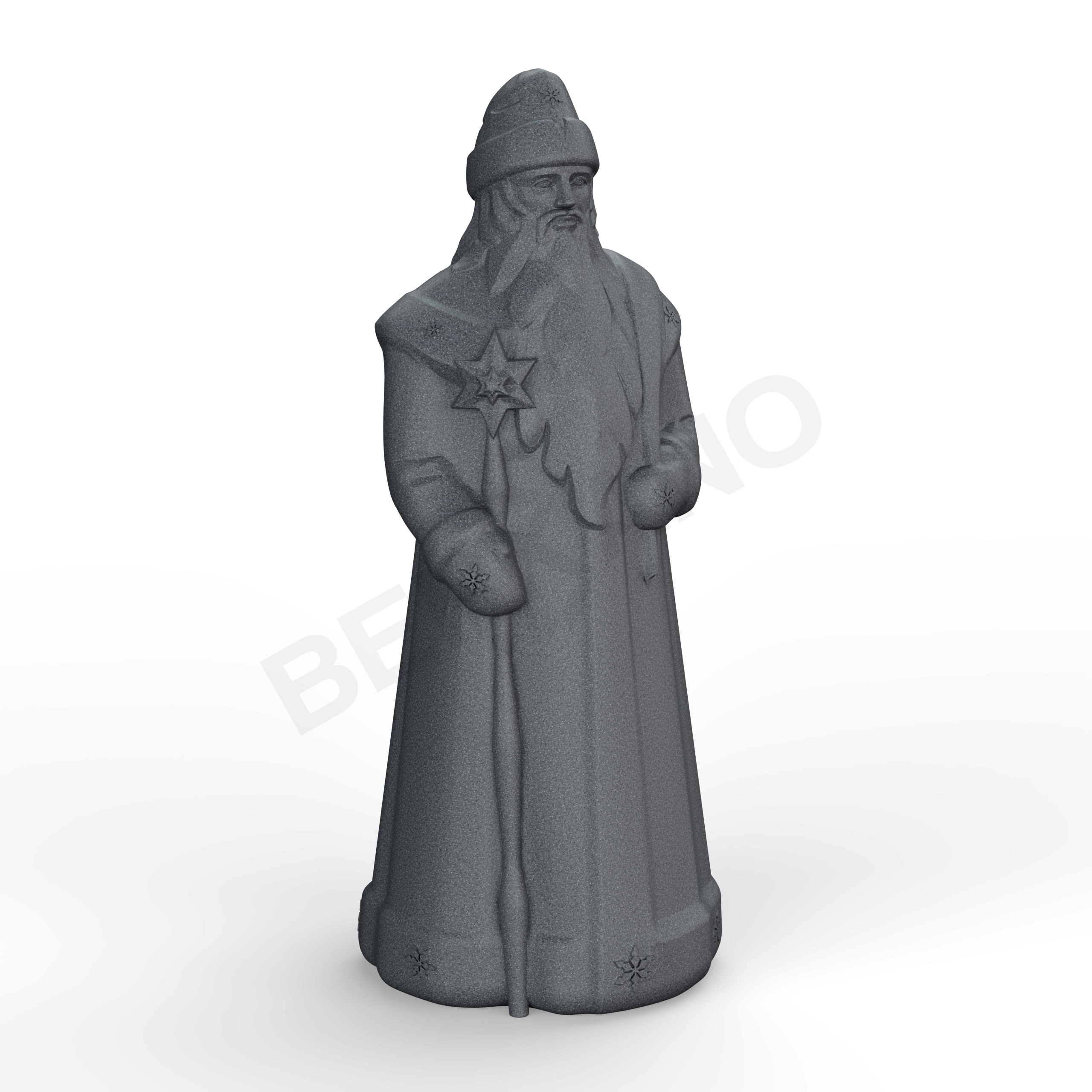 Светильник Дед Мороз цвета черный гранит - фото 1