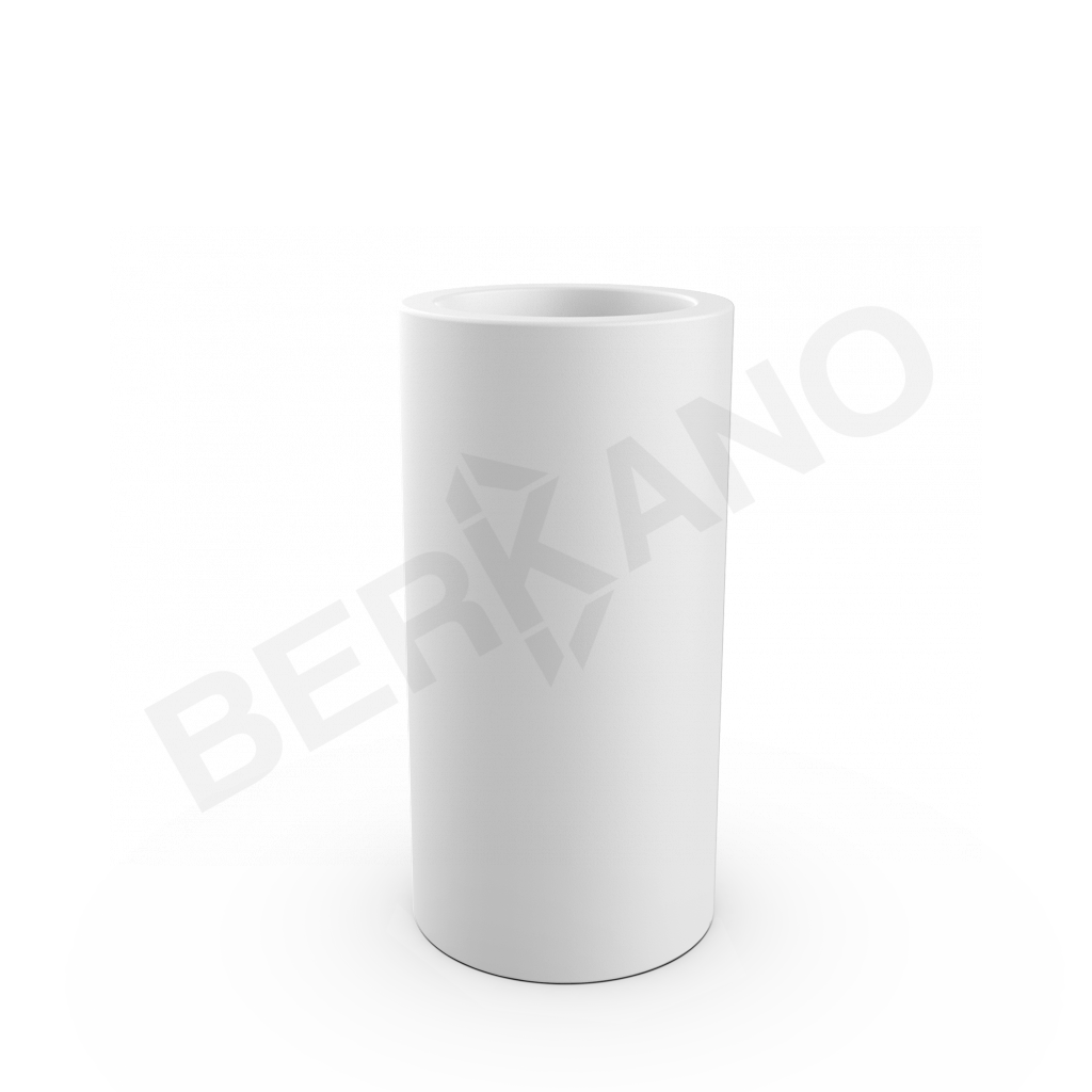 Кашпо Cilindro 80 DB белого цвета