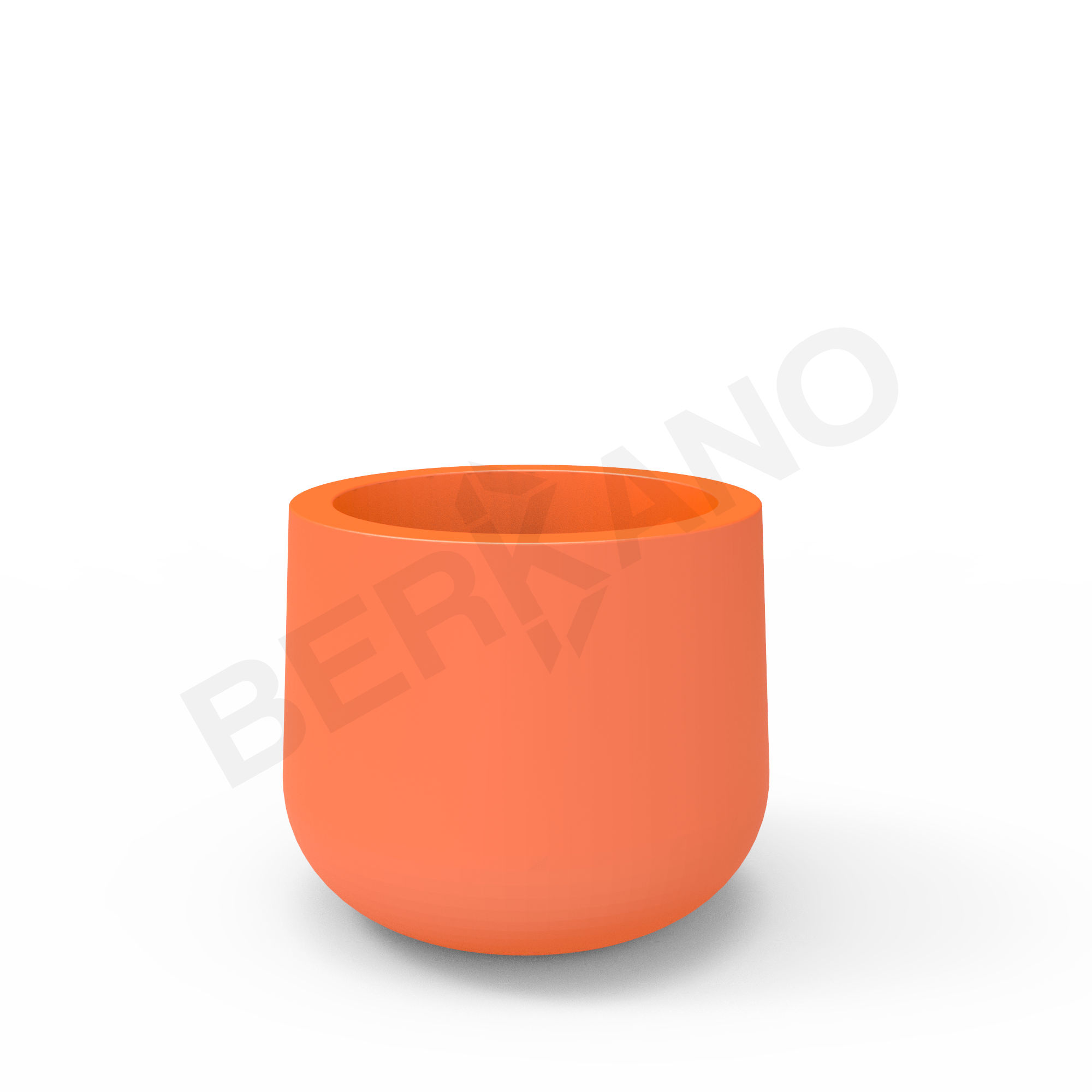 Кашпо Grace planter 45 DB оранжевого цвета - фото 1