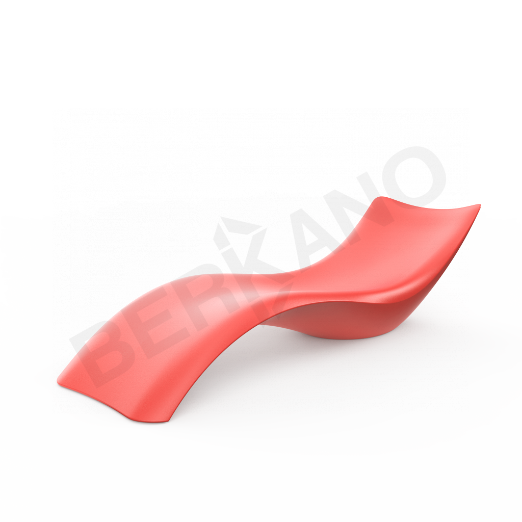 Шезлонг Wave красного цвета - фото 1