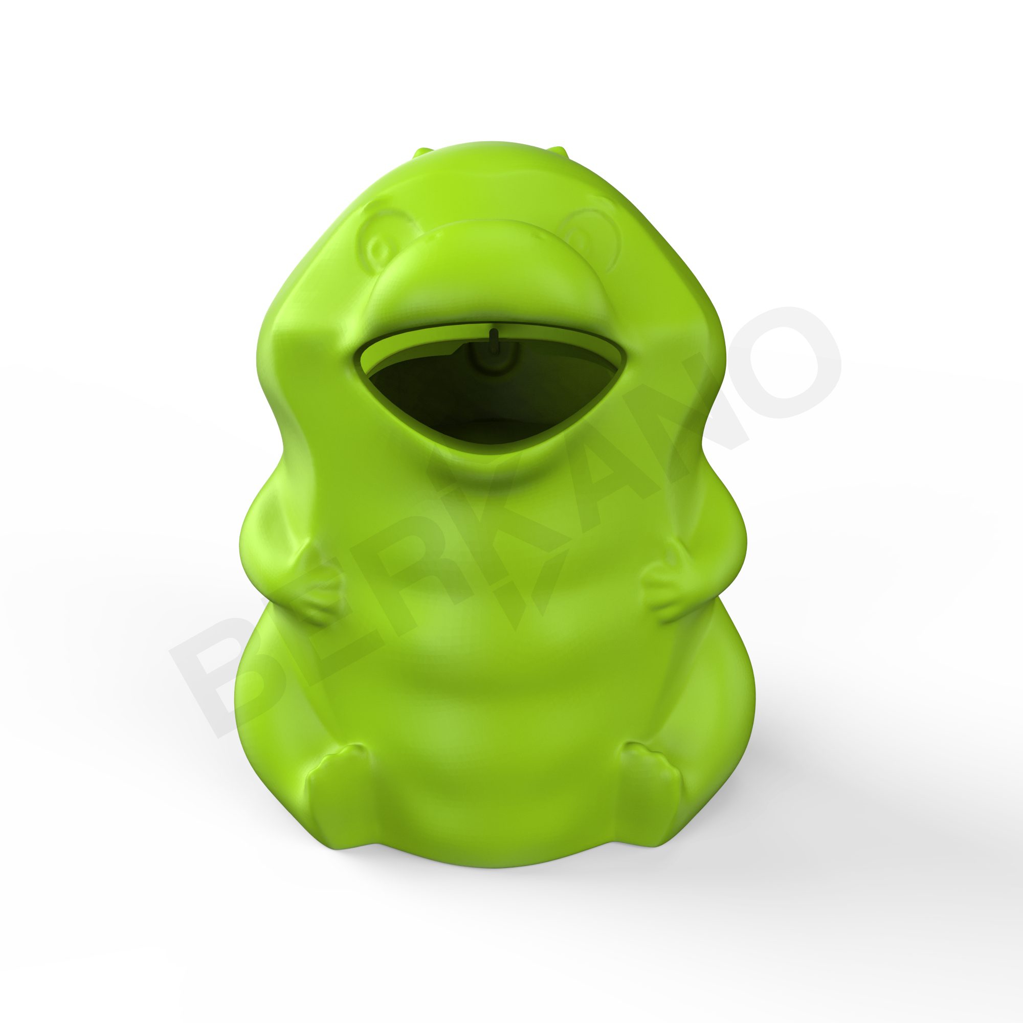 Урна детская BERKANO Croc зеленого цвета - фото 1