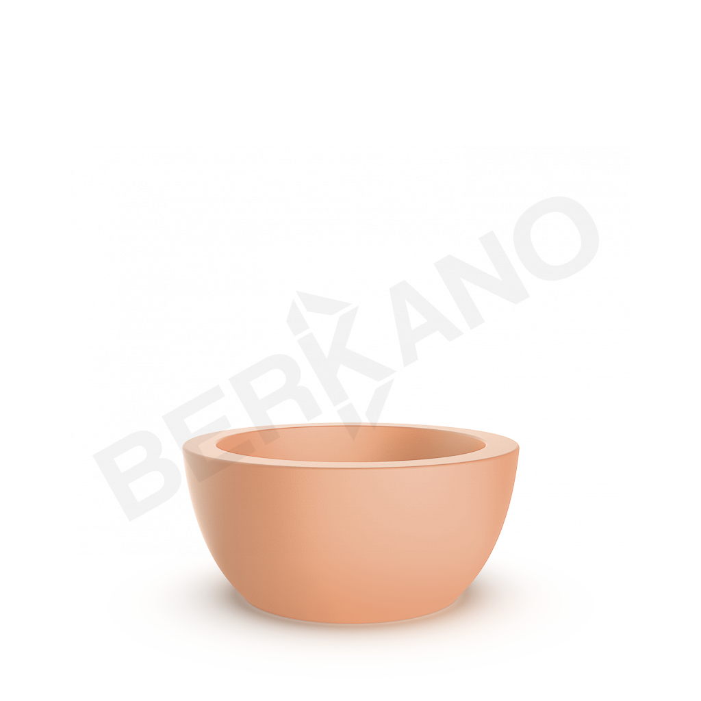 Кашпо Vetro 32 DB терракотового цвета - фото 1