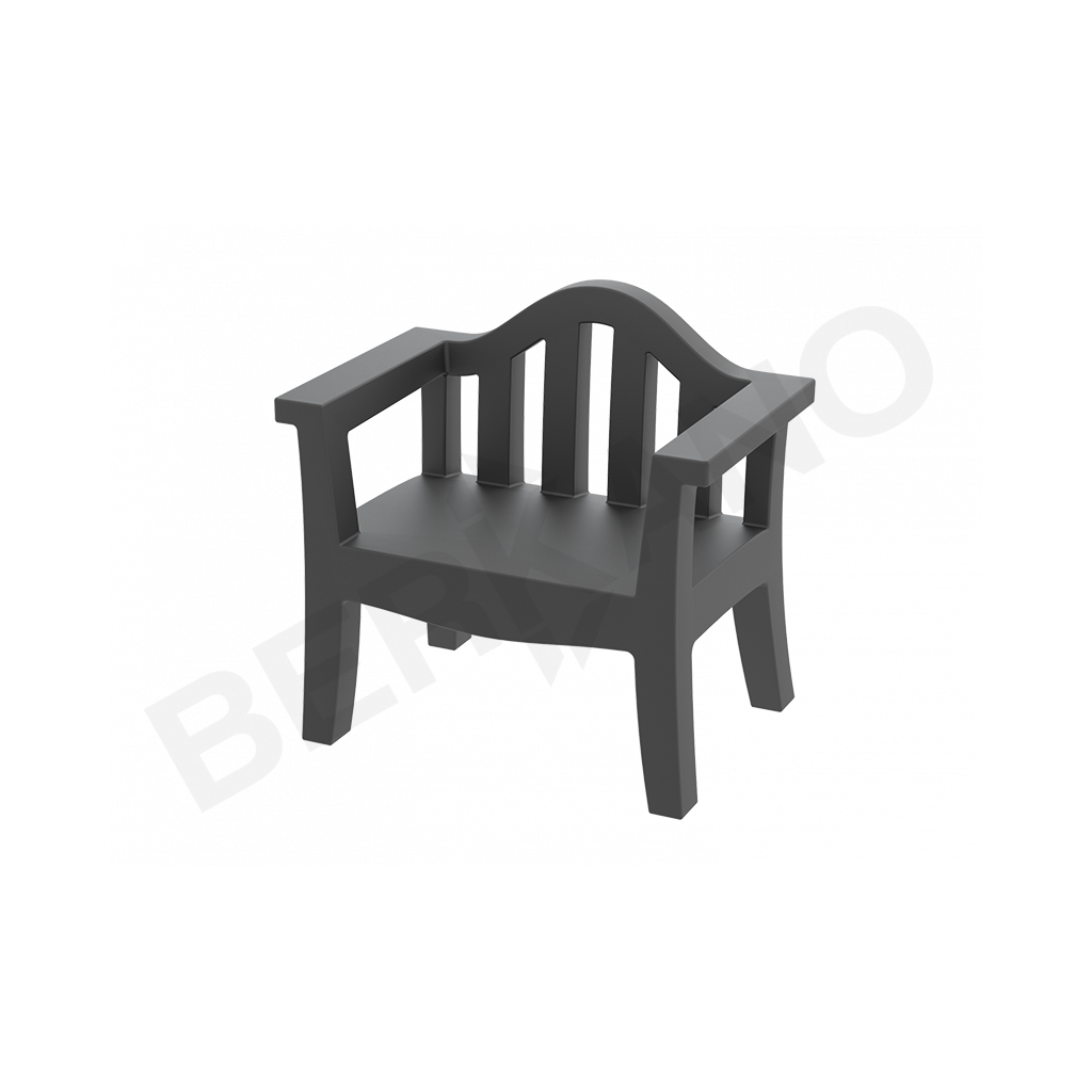 Кресло Province черного цвета - фото 1