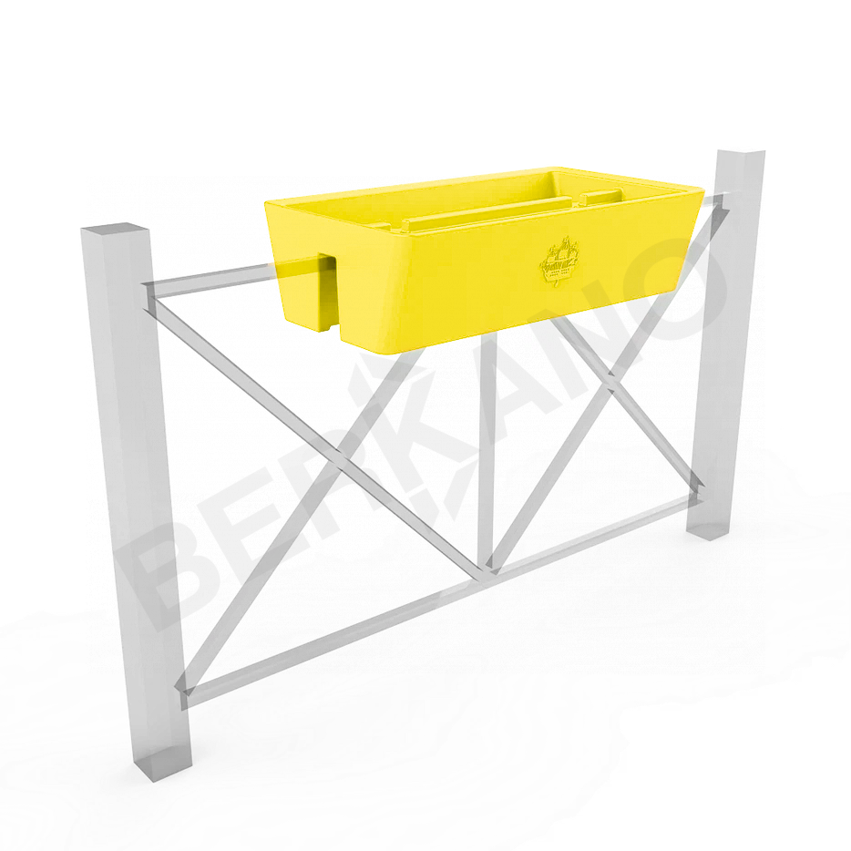 Кашпо Pabellon 27 желтого цвета - фото 1