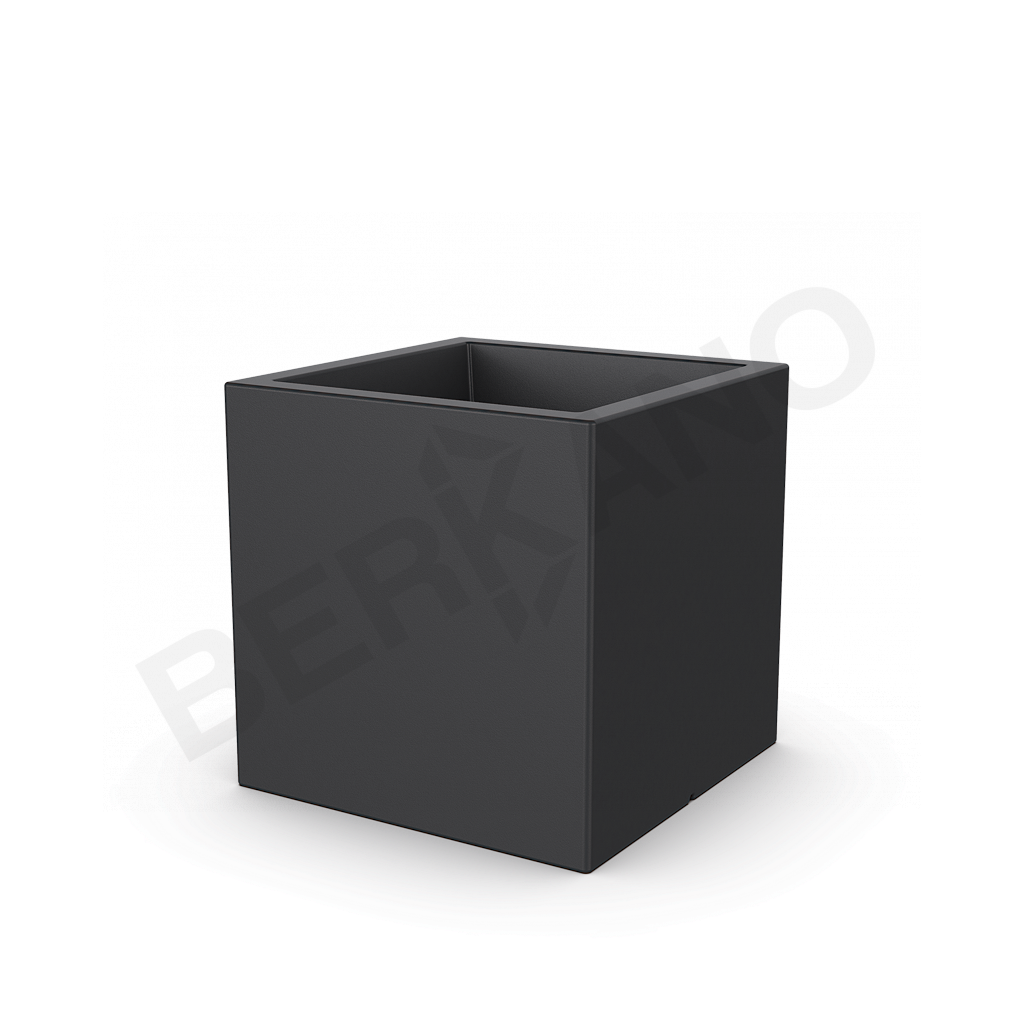Кашпо Quarter 60 графитового цвета - фото 1