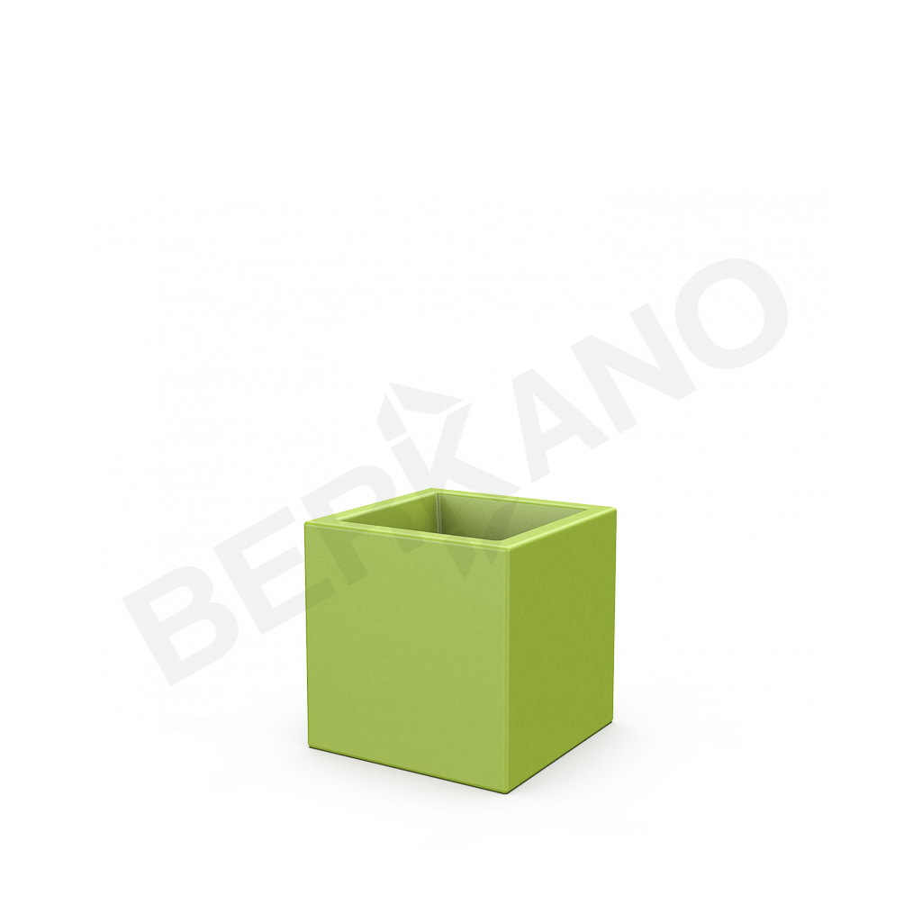 Кашпо Quarter 30 DB зеленого цвета - фото 1
