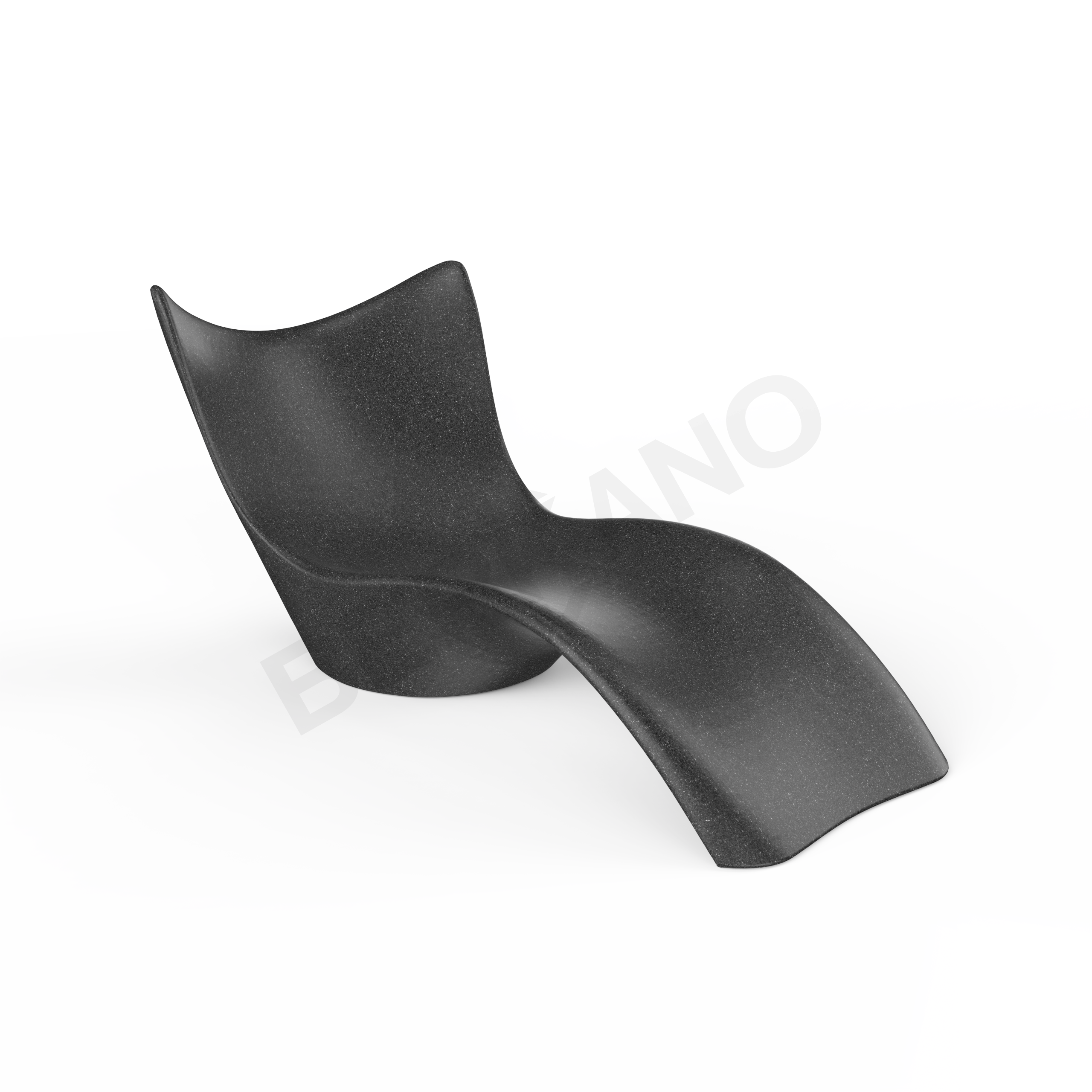 Шезлонг Surf цвета черный гранит - фото 1