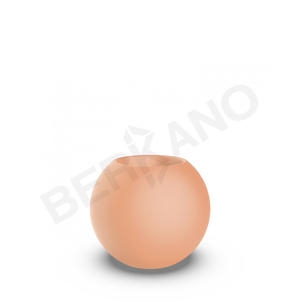 Кашпо Terra 50 DB терракотового цвета - фото 1