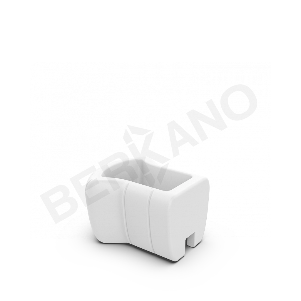 Кашпо-соединитель Y-seat tip DB белого цвета