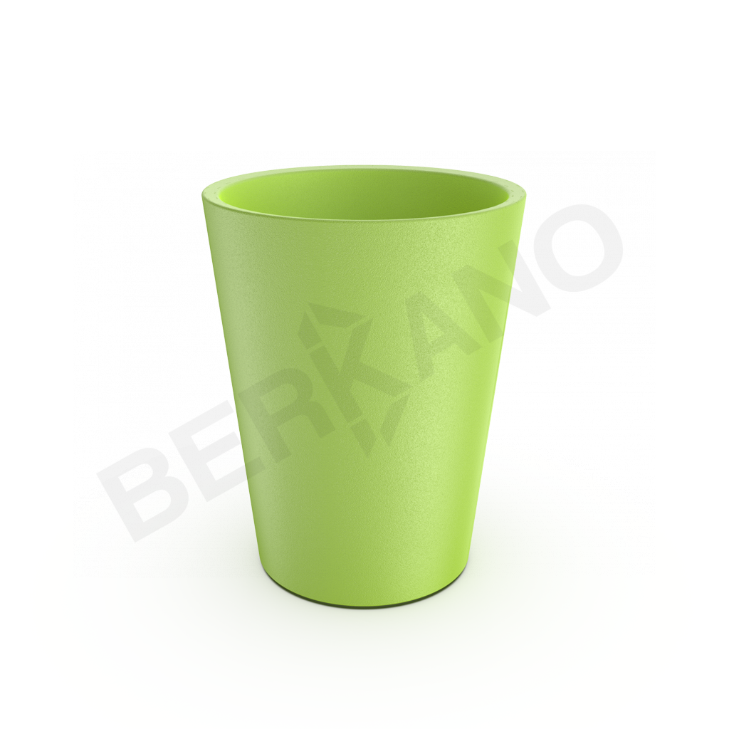 Кашпо Bloom 50 зеленого цвета - фото 1