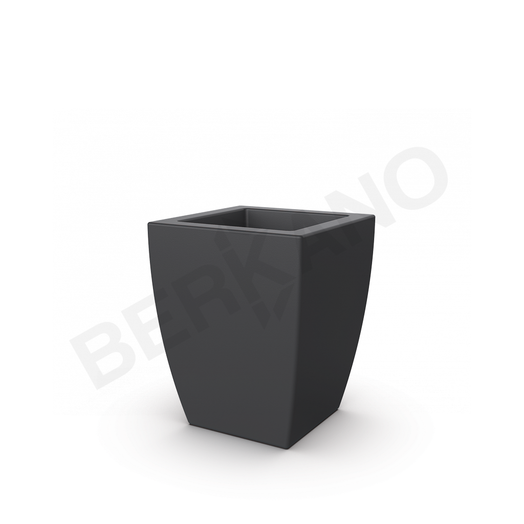 Кашпо Tenero 50 DB графитового цвета - фото 1