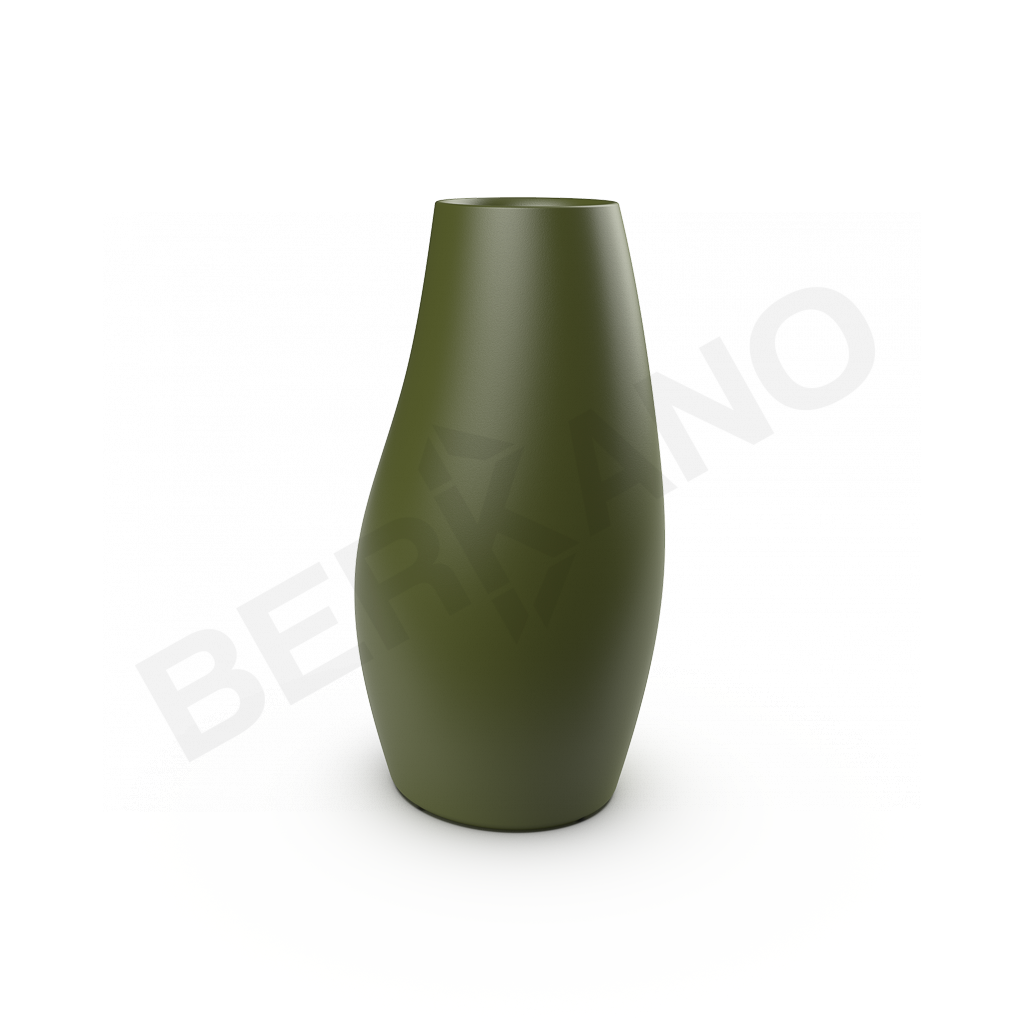 Кашпо Bend 115 DB темно-зеленого цвета - фото 1