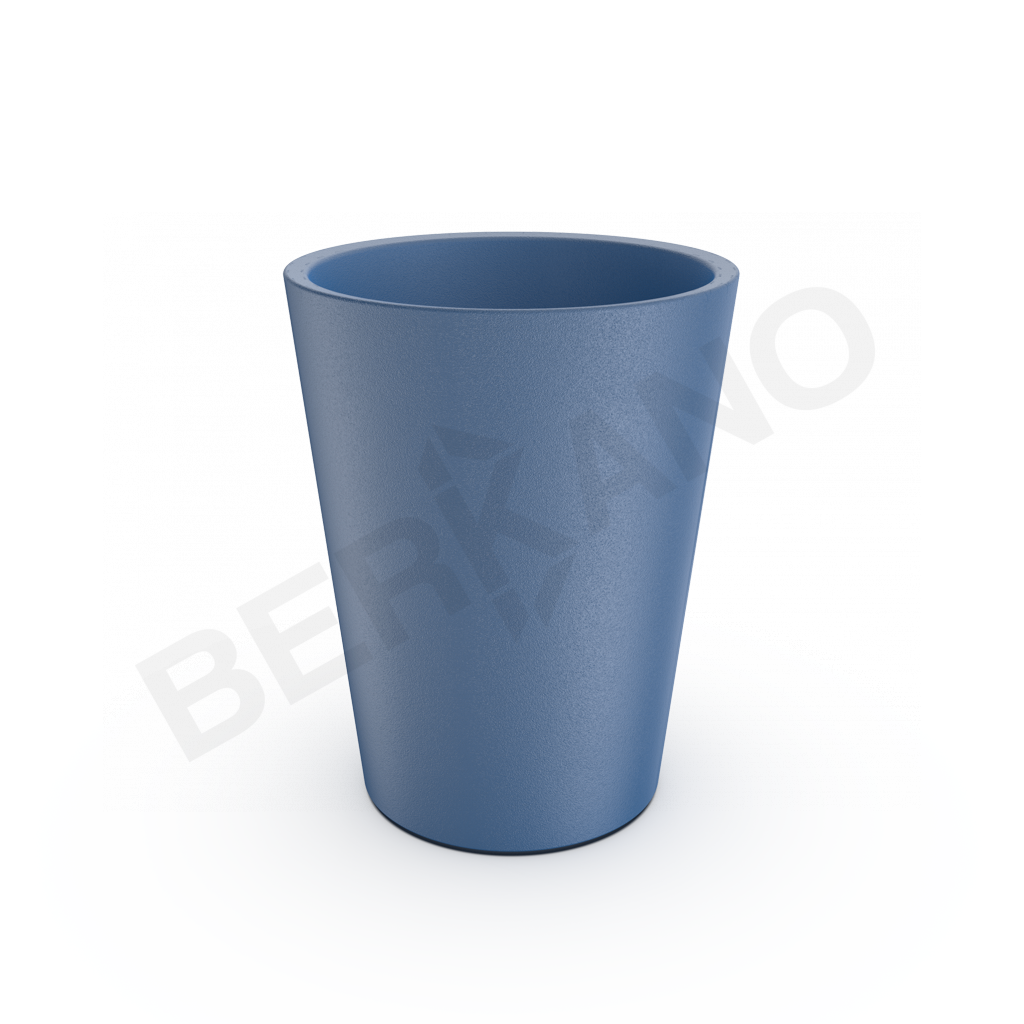 Кашпо Bloom 50 синего цвета - фото 1